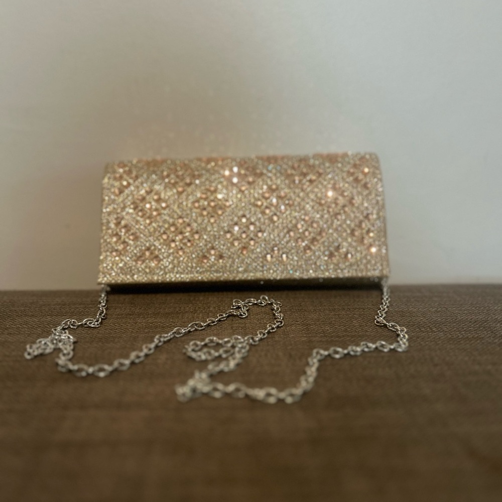 Elegant Gold Evening Clutch